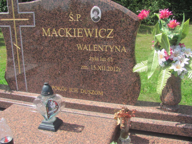 Walentyna Mackiewicz 1951 Białystok Prawosławny - Grobonet - Wyszukiwarka osób pochowanych