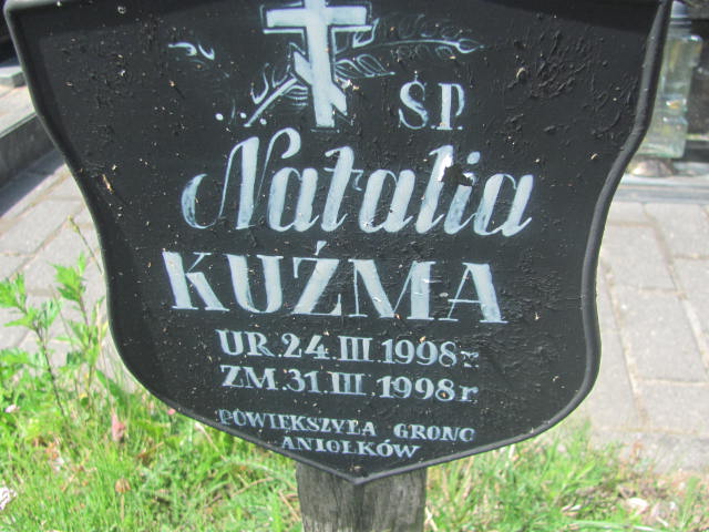Natalia Kuźma 1998 Białystok Prawosławny - Grobonet - Wyszukiwarka osób pochowanych