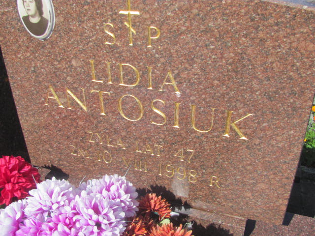 Lidia Antosiuk Białystok Prawosławny - Grobonet - Wyszukiwarka osób pochowanych