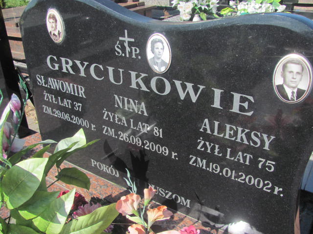 Sławomir Grycuk Białystok Prawosławny - Grobonet - Wyszukiwarka osób pochowanych