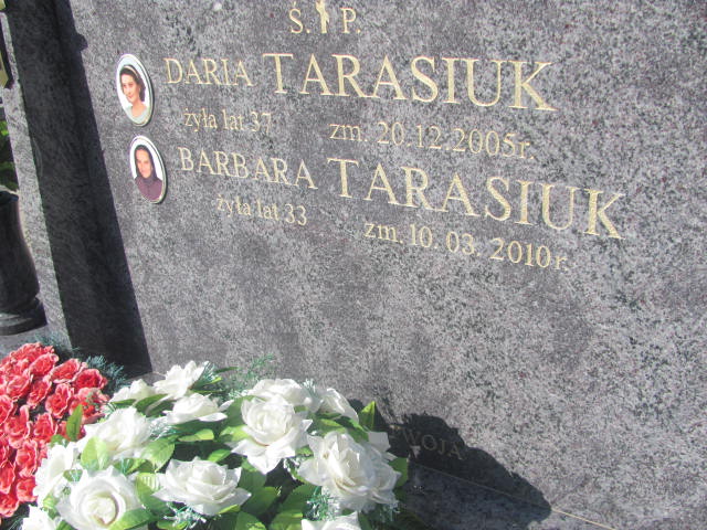 Barbara Tarasiuk Białystok Prawosławny - Grobonet - Wyszukiwarka osób pochowanych