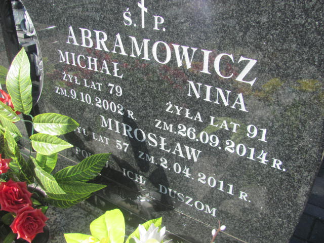 Michał Abramowicz 1923 Białystok Prawosławny - Grobonet - Wyszukiwarka osób pochowanych