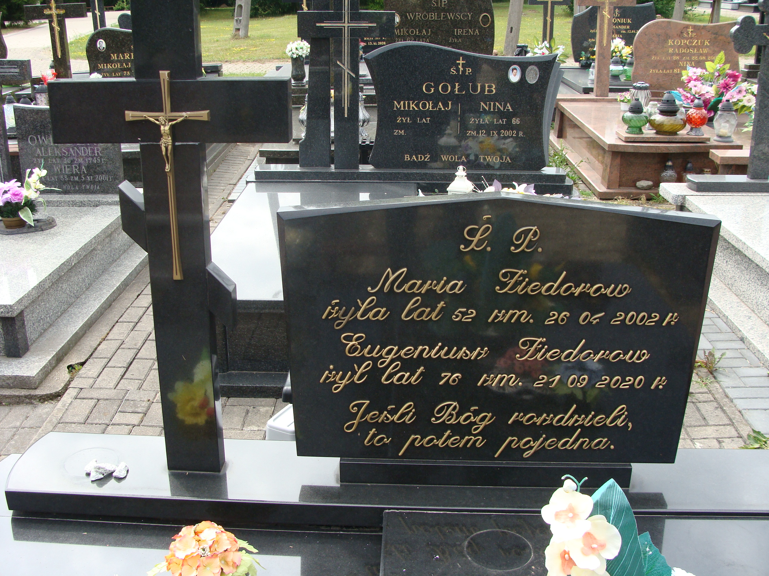 Maria Fiedorow 1950 Białystok Prawosławny - Grobonet - Wyszukiwarka osób pochowanych