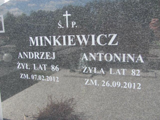 Andrzej Minkiewicz 1926 Białystok Prawosławny - Grobonet - Wyszukiwarka osób pochowanych