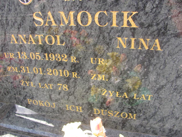 Nina Samocik 1932 Białystok Prawosławny - Grobonet - Wyszukiwarka osób pochowanych